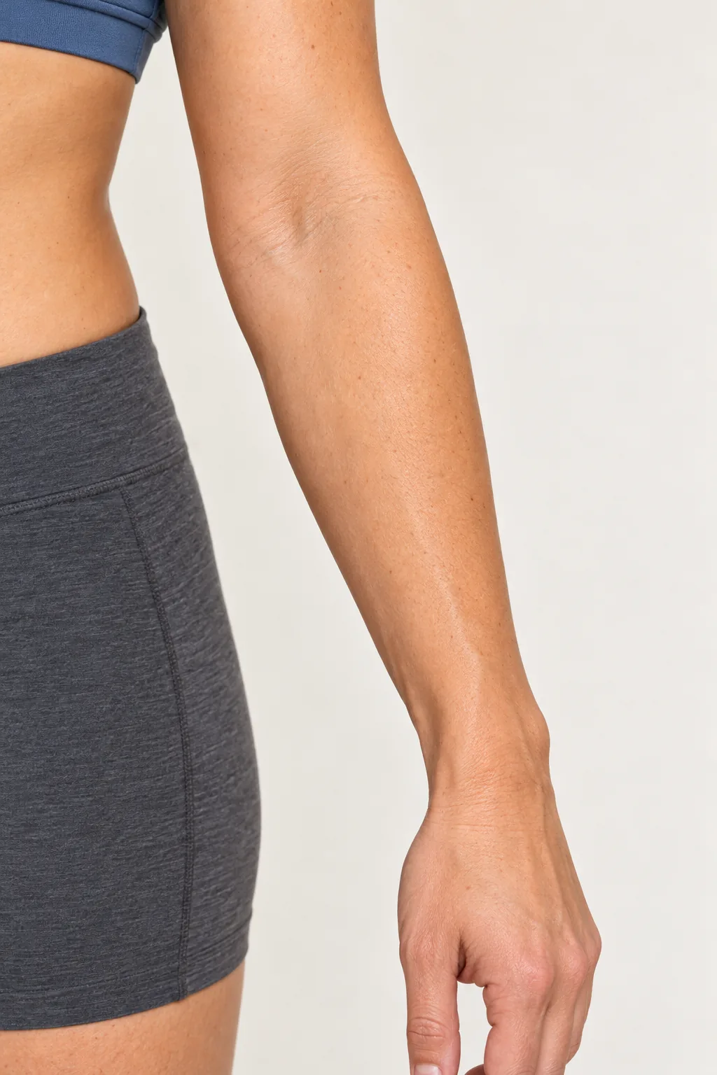 Close view of a woman's outer forearm as a possible tattoo canvas